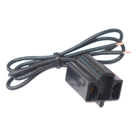 58-72 Chevrolet Full Size Passenger Car Headlight Bulb Socket & Pigtail, 2 Terminal