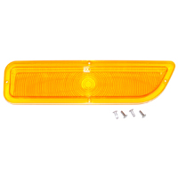 62-66 GMC Park Light Lens, Amber, RH