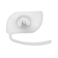 62-66 Upper Side Molding Clip, Plastic