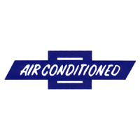 62-65 Air Conditioned Window Decal
