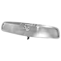 63-65 Interior Rear View Mirror, Day/ Night, Stainless Steel