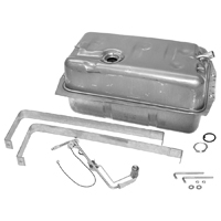 63-66 Frame Rail Mount Gas Tank Kit, 30 Ohm, Side Fill, 20 Gallon