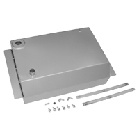 63-72 Under-Bed Cystin Gas Tank, Silver Painted Steel, Flush Bed Fill, 20 Gallon