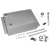 67-72 Under Bed Custom Gas Tank Kit, Steel, Flush Bed Fill, 90 OHM, 20 Gallon