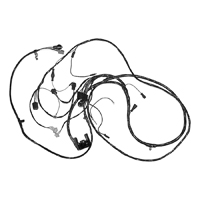 68-72 GMC Truck Forward Lamp Harness, w/ Factory Gauges, Internal Regulated Alternator on Driver Side #