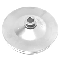 63-72 Chrome Power Steering Pump Pulley, Single Groove