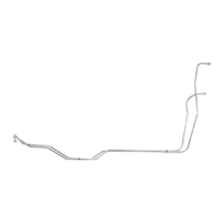 71-72 4WD V8 TH350 Transmission Cooler Lines, Stainless Steel, Pair