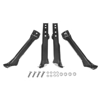 63-66 Stepside Rear Bumper Brackets, w/ Hardware