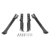 63-66 Fleetside Rear Bumper Brackets, w/ Hardware