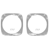 64-66 Chevrolet  Truck Headlight Bezels, Chrome