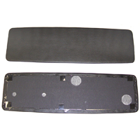 64-66 Interior Door Panel Inserts, Vinyl Black