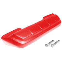64-67 Arm Rest, Molded Red
