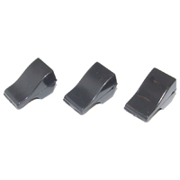 64-66 Heater Control Lever Knobs, Black, 3 Pcs.