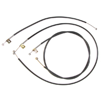 64-66 Chevrolet/ GMC Heater Cable Kit, w/ AC, Lever Cables