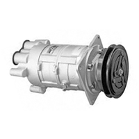 64-72 AC Compressor, New, Aluminum