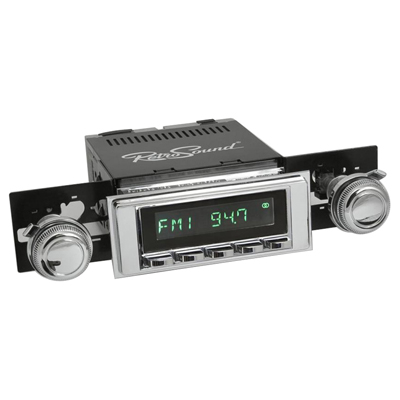 69 Camaro Retrosound Hermosa Stereo, Chrome Radio Face,