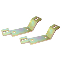 65-72 1/2-1 Ton Front Sway Bar to Frame Mounting Brackets, Lowered