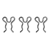 60-72 Emergency Brake Cable Retaining Wire Clip Kit, 3 Pcs.
