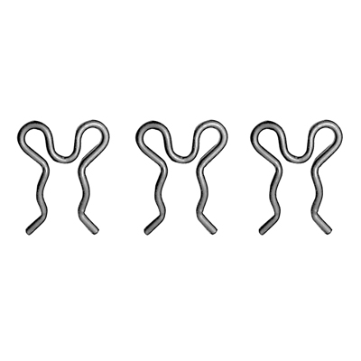 58-72 Chevrolet Car Emergency Brake Cable Retaining Clips Set, 3 pcs