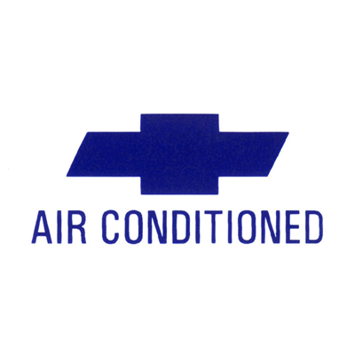 Air Conditioning Window Decal