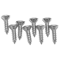 67-72 Headlight Bezel Screw Kit, Stainless Steel, 8 pcs.