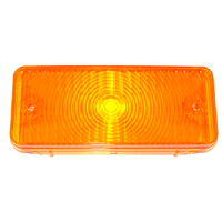 67-68 Chevrolet Park Light Lens, Amber, LH