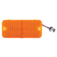 67-68 Chevrolet Park Light Lens, L.E.D. Amber LH or RH