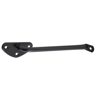 67-72 Exterior Mirror Bracket, Painted Black, LH