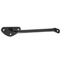67-72 Exterior Mirror Bracket, Painted Black, LH