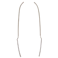 67-72 Door Edge Guards, Polished Stainless Steel