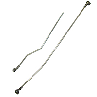67-72 Door Latch/Lock Rod Set, RH