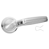 67-72 Interior Door Handle, Chrome w/ Clip