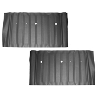 67-68 Interior Vinyl Door Panel Skins, Black