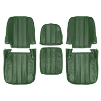 67-68 Bucket Seat Cover Kit, Madrid Grain Vinyl, Green