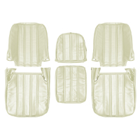 67-68 Bucket Seat Cover Kit, Madrid Grain Vinyl, Off-White,