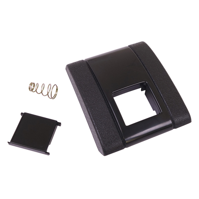 67-69 Camaro Seat Belt Buckle Cover, Black