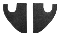 67-72 Kick Panel Carpet Kit, 80/20 Loop, Black