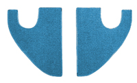 67-72 Kick Panel Carpet Kit, 80/20 Loop, Blue