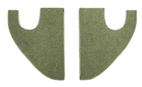 67-72 Kick Panel Carpet Kit, 80/20 Loop, Green