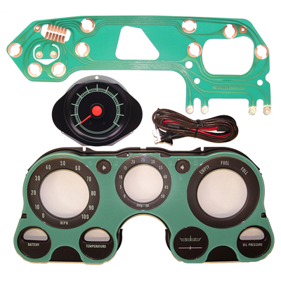 67-72 Chevrolet / GMC Truck Tachometer Conversion Kit, 5000 RPM, 6 or 8 Cylinder