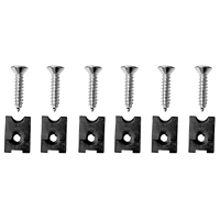 67-72 Dash Bezel Hardware Kit, 12 Pieces-6 Screws, 6 Clips