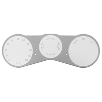 67-72 Instrument Cluster Lens, w/o Gauges Plastic