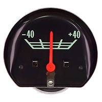 67-72  Chevrolet/GMC Truck Ammeter Gauge, Numeric Face - (-40 / +40 Amps)