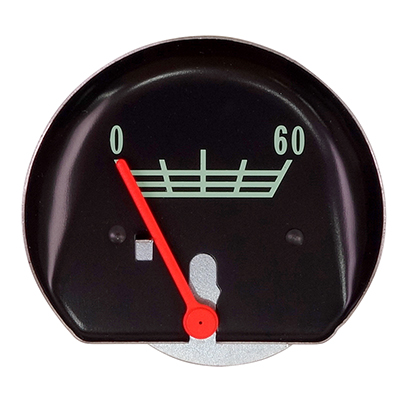 67-72  Chevrolet/GMC Truck Oil Pressure Gauge, Numeric Face - (0-60 lbs.)