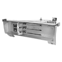 67-72  Heater Control Assembly, without AC, with Chrome Face