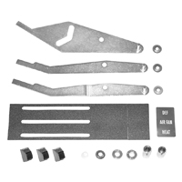 67-72 Heater Control Panel Rebuild Kit, w/o AC, w/ Black Face