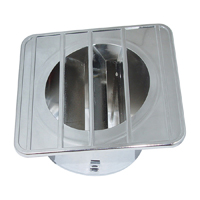 67-72 Defroster Vent, Chrome, RH