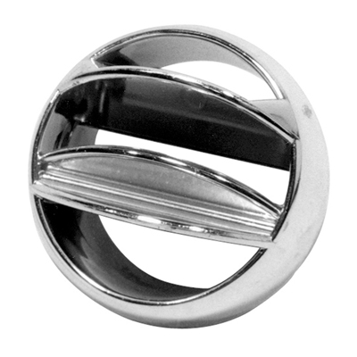 67-68 Camaro Side Air Outlet Vents, Chrome With Black Inserts