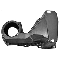 67-72 Heater Box Firewall Cover, w/o AC