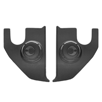 67-72 ABS Plastic Kick Panels, w/ 100 Watt Speaker